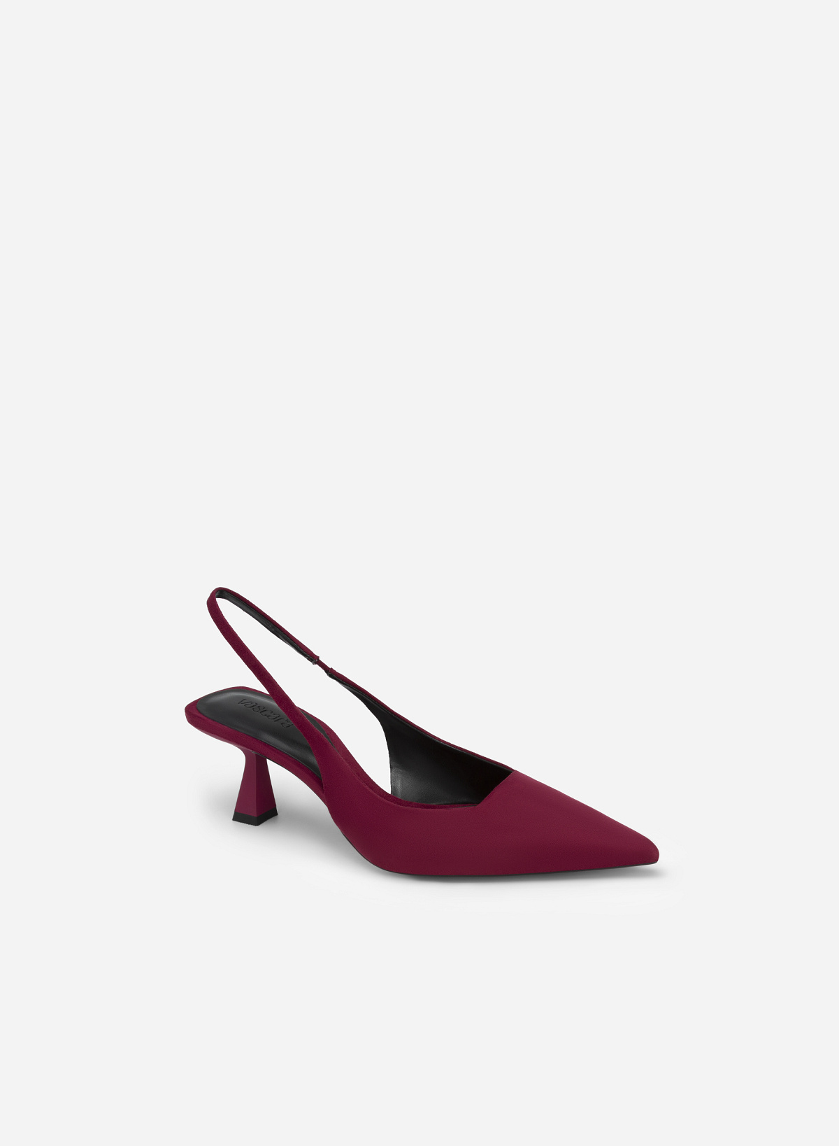 Pointed Toe Slingbacks - HIG 0578 - Bordeaux - vascara.com