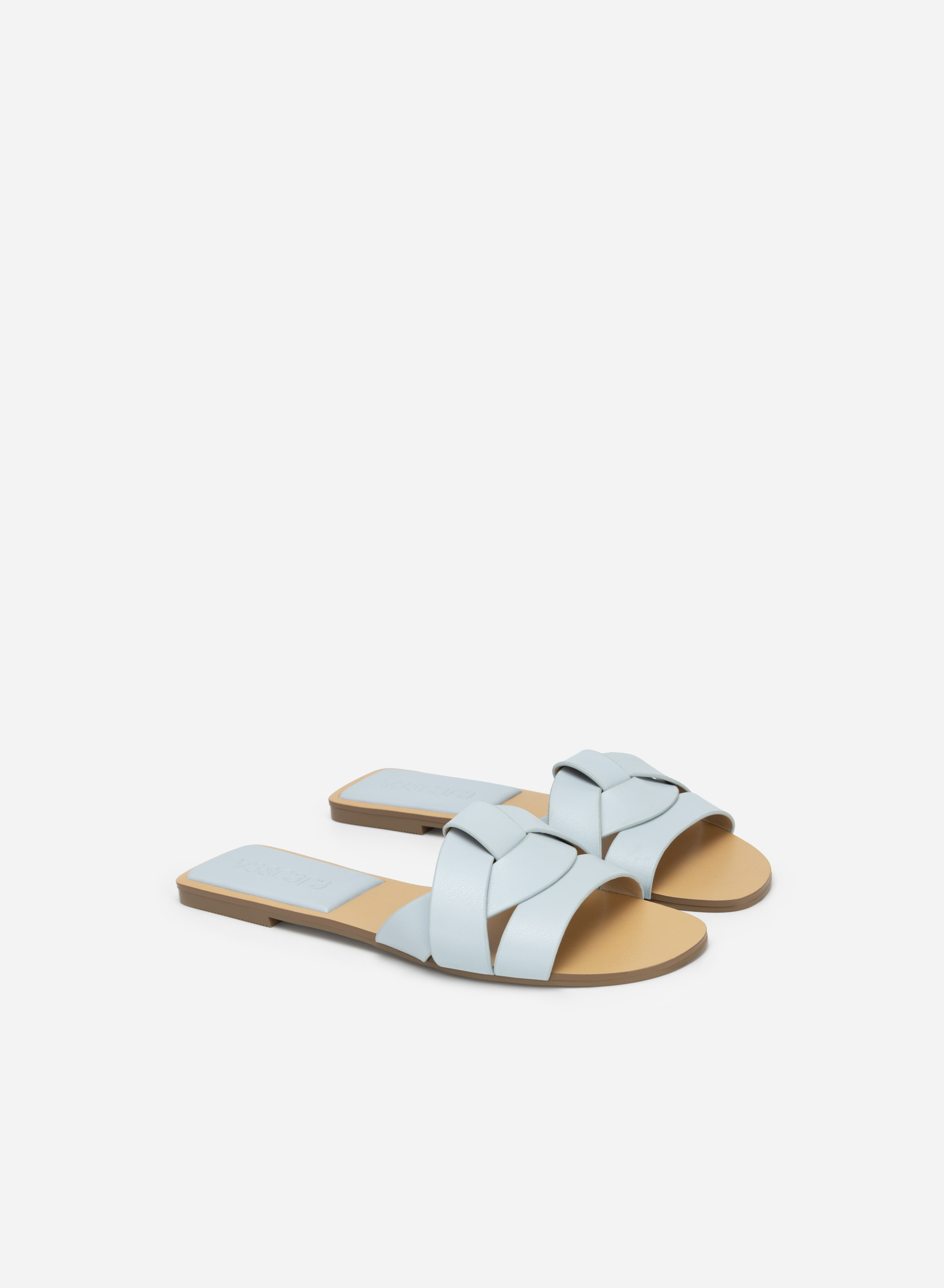 Pale blue slippers hot sale