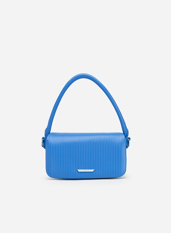 Embossed Stripe Mini Handbag - SAC 0306 - Pink | VASCARA