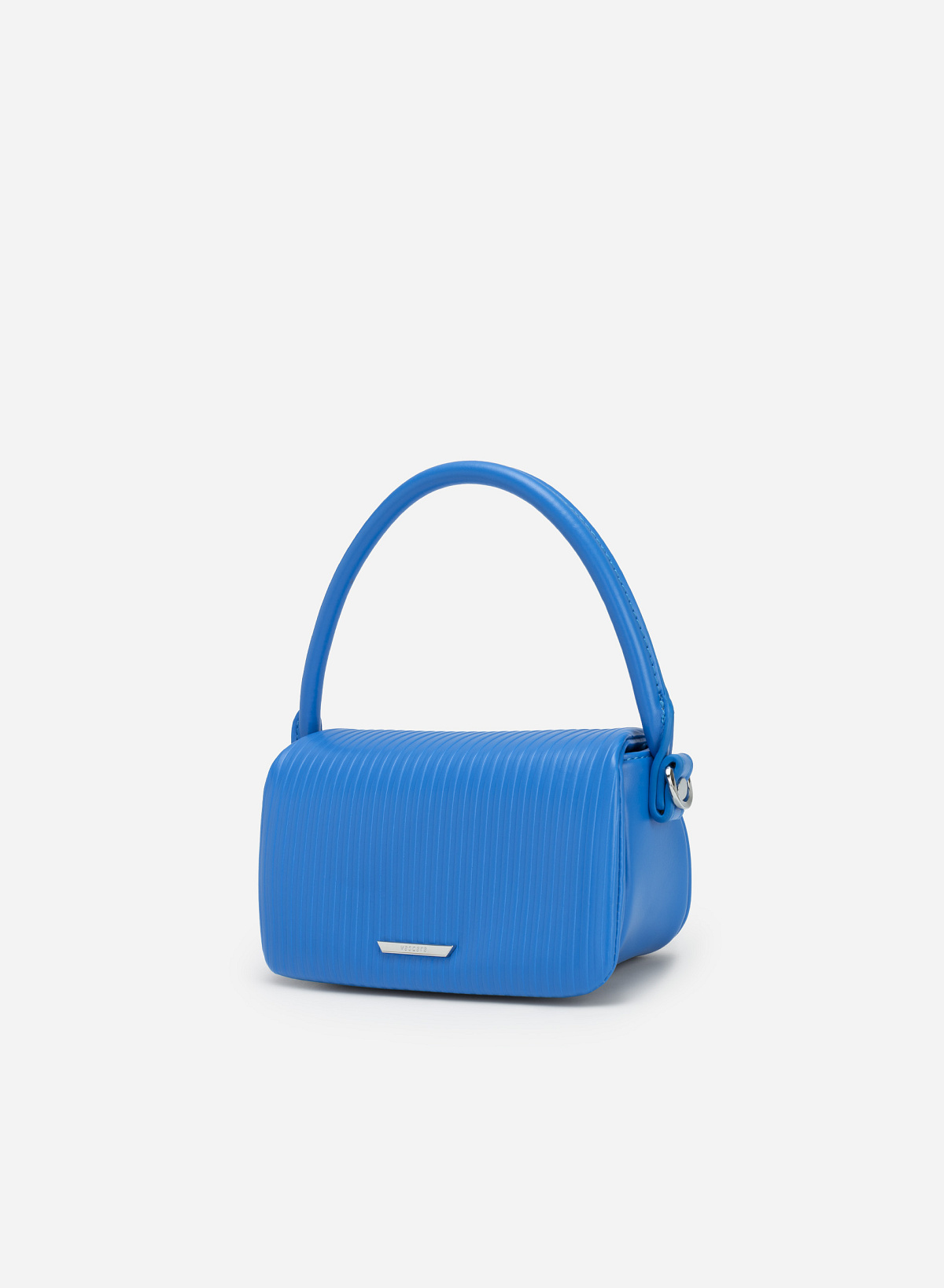 Embossed Stripe Mini Handbag - SAC 0306 - Light Blue - vascara.com