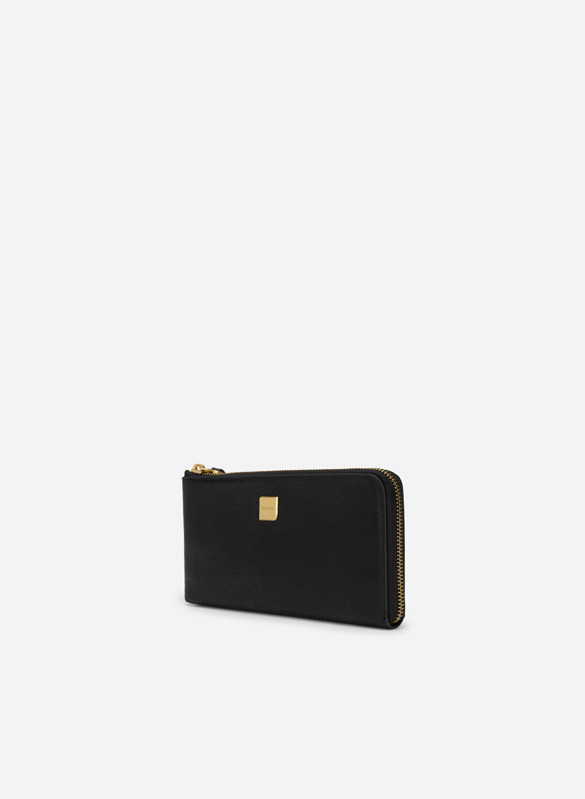 Metal Décor Wallet - WLL 0247 - Black - vascara.com