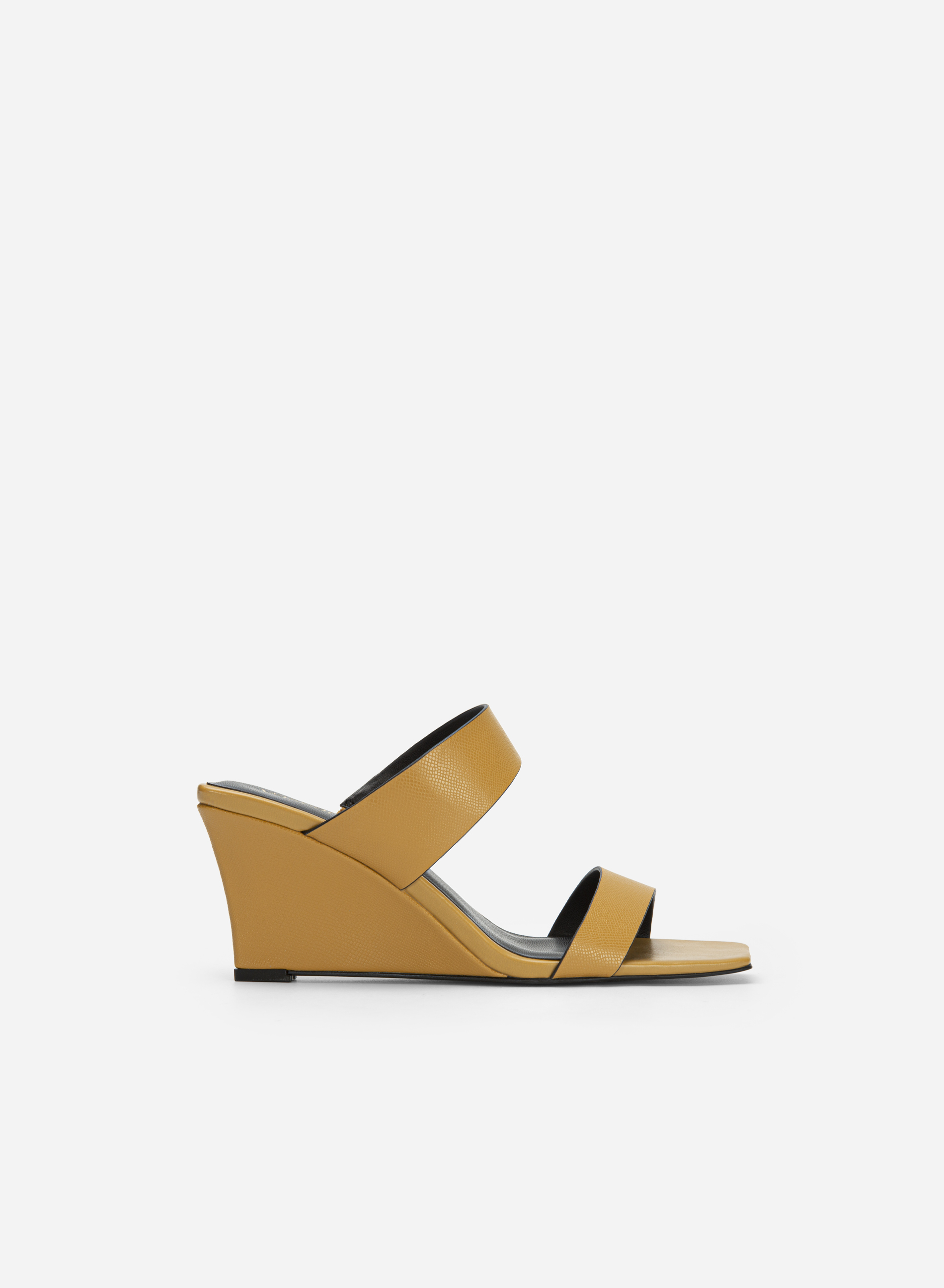 Dark discount yellow sandals