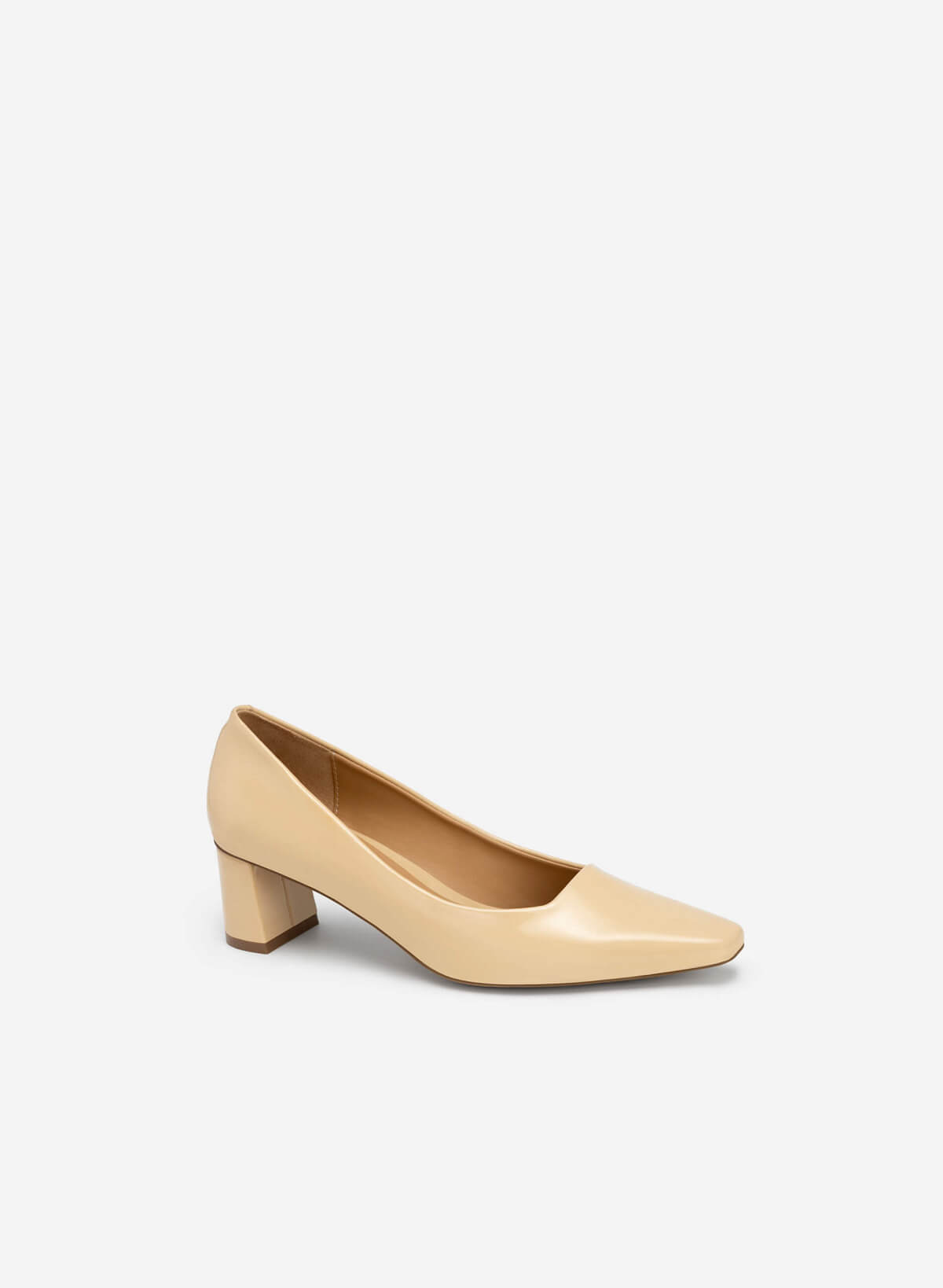 Stiletto Heel Pumps - HIG 0581 - Beige - vascara.com