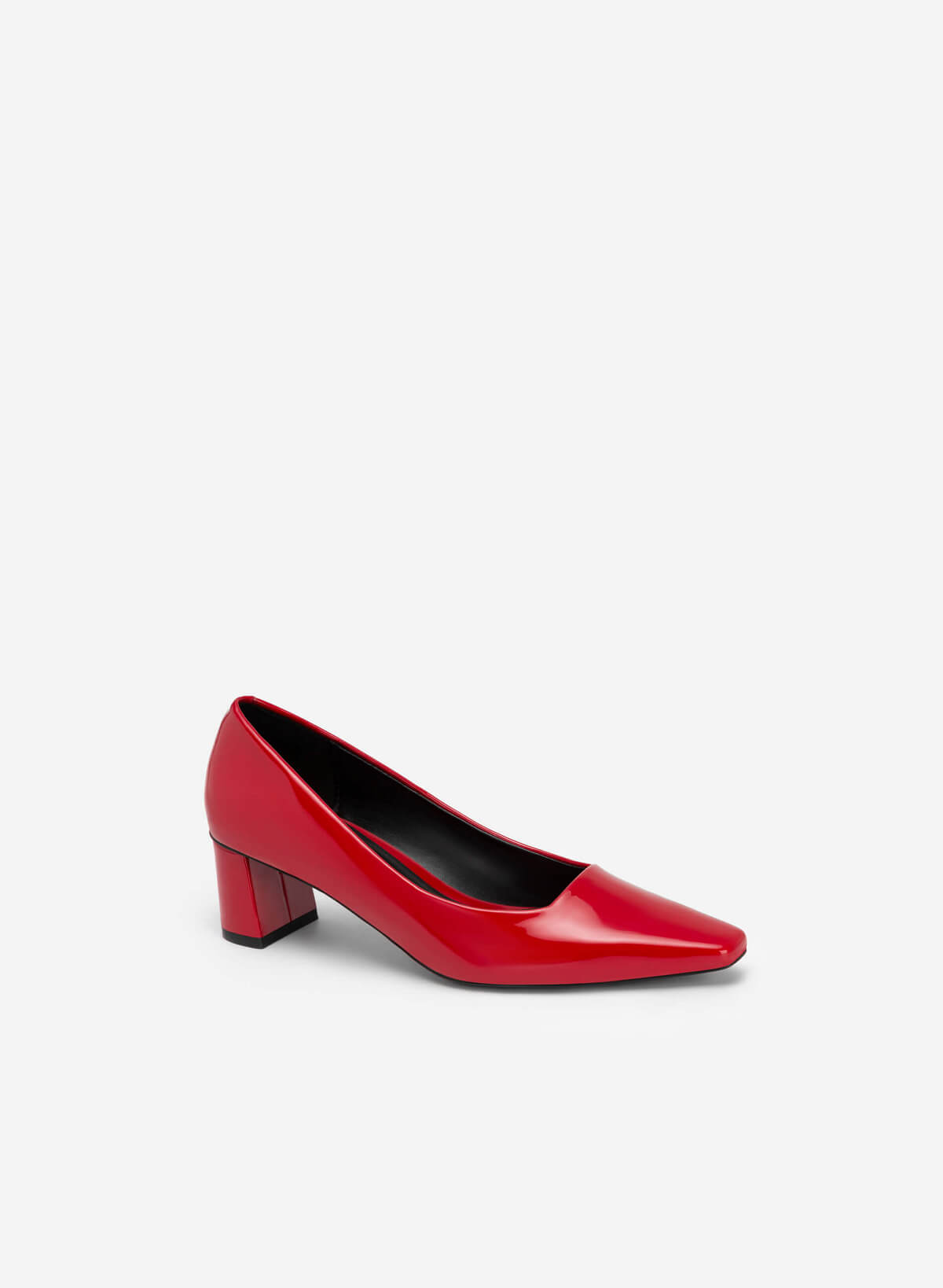 Stiletto Heel Pumps - HIG 0581 - Red - vascara.com