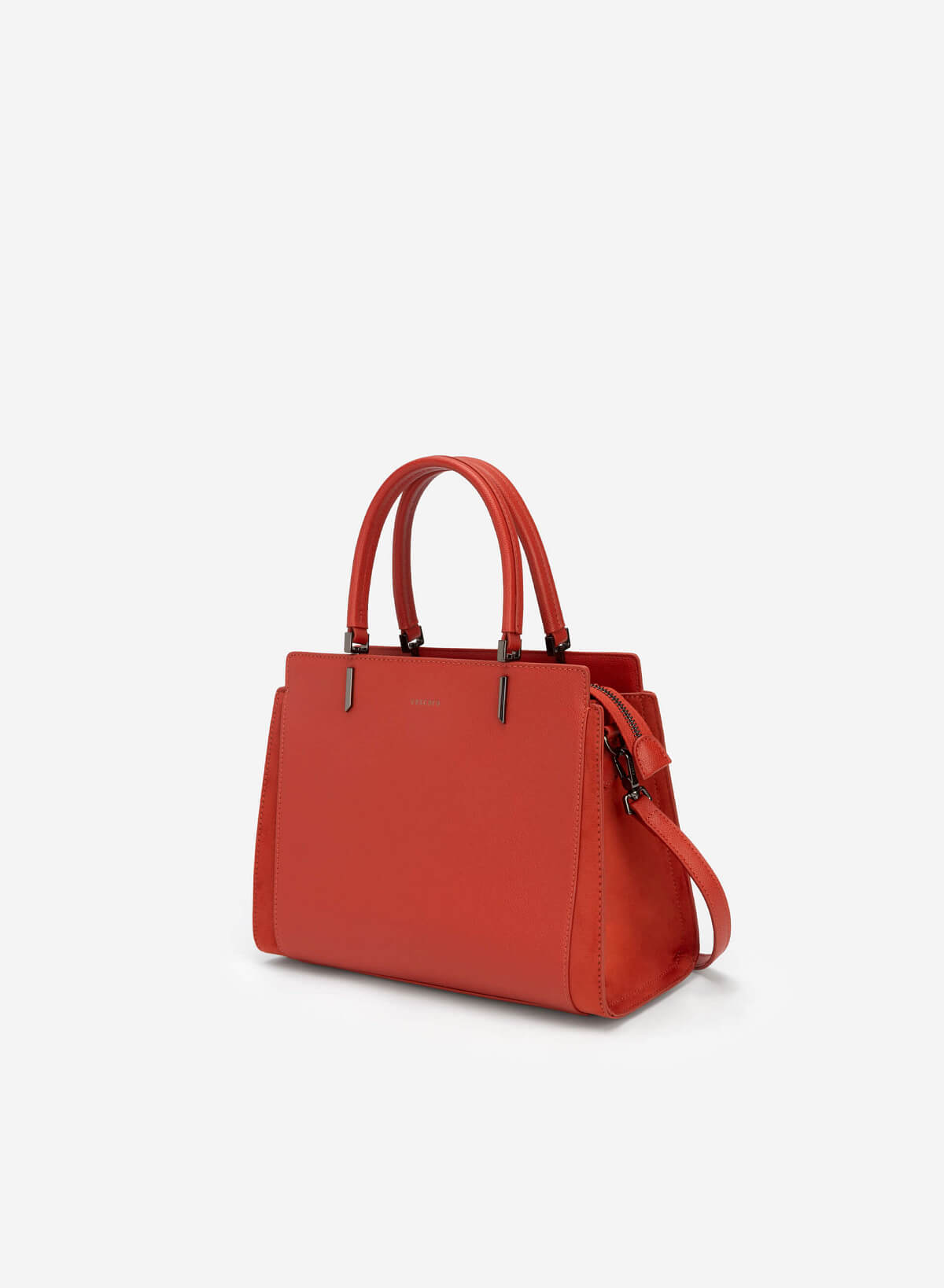 Snake Print Layer Premium Tote Bag - TTE 0090 - Dark orange - vascara.com