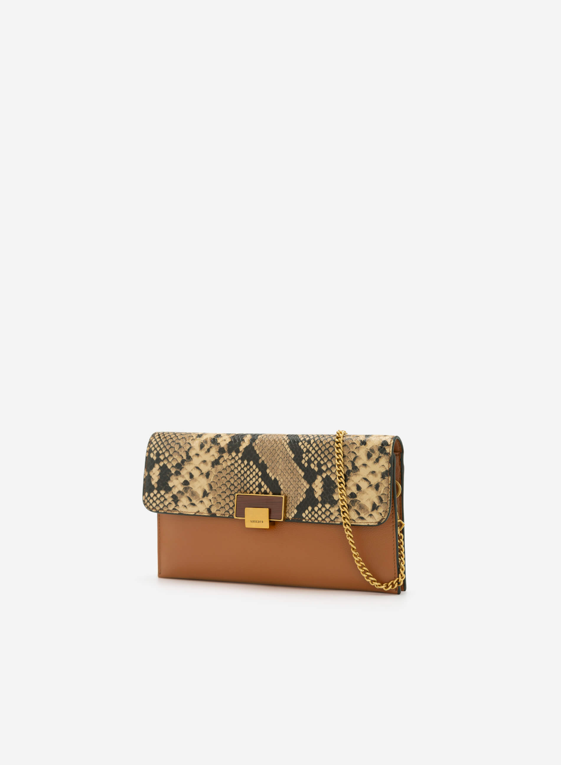 Snake discount print clutch