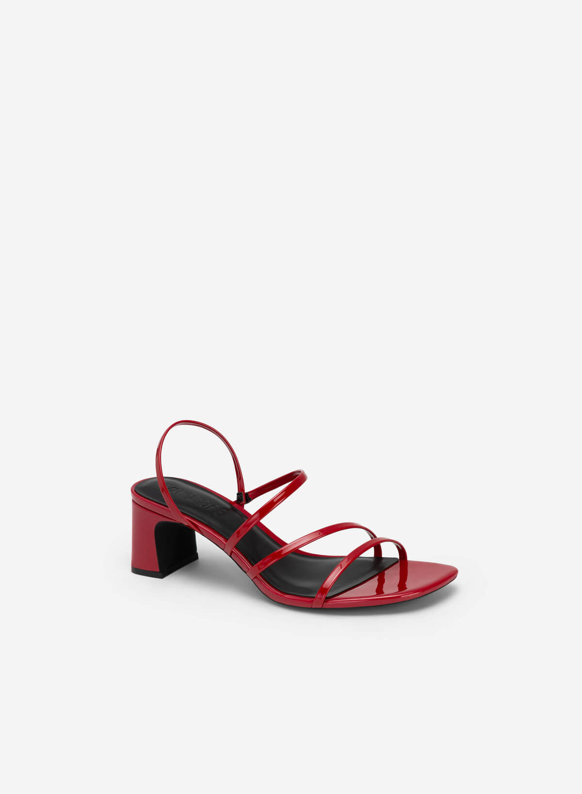 Skinny Strap Slingback Sandals - PUM 0745 - Red - vascara.com