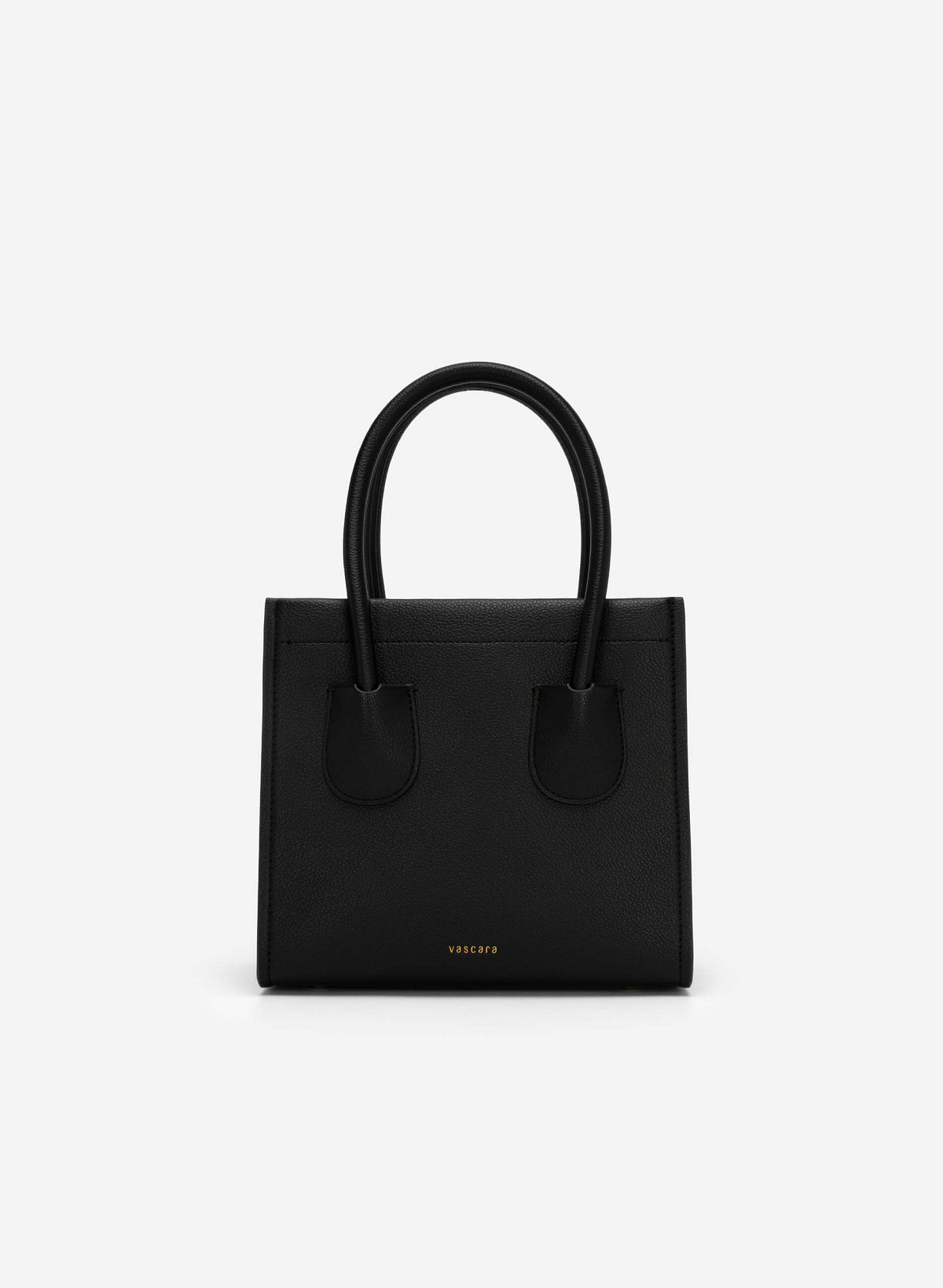 Double Pocket Tote Bag - TTE 0116 - Black - vascara.com