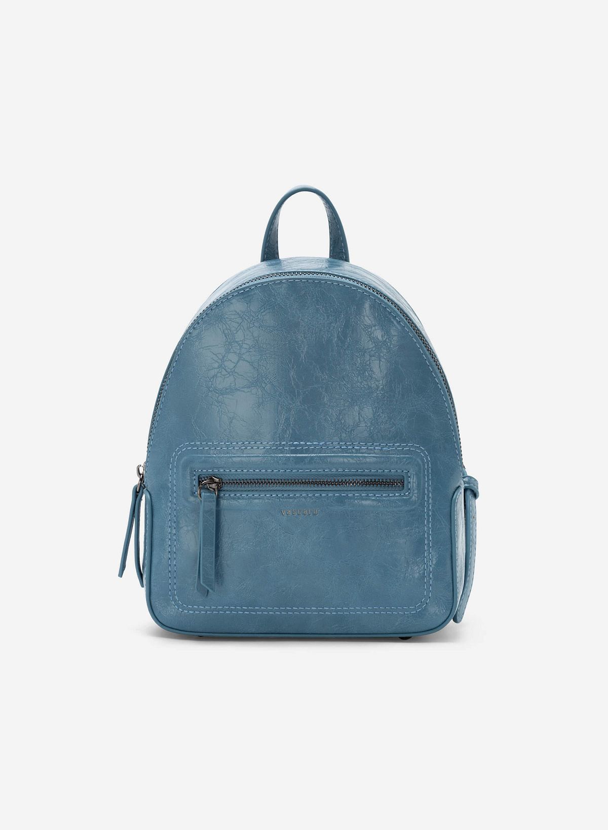 Zipper Décor Mini Backpack BAK 0179 Blue VASCARA