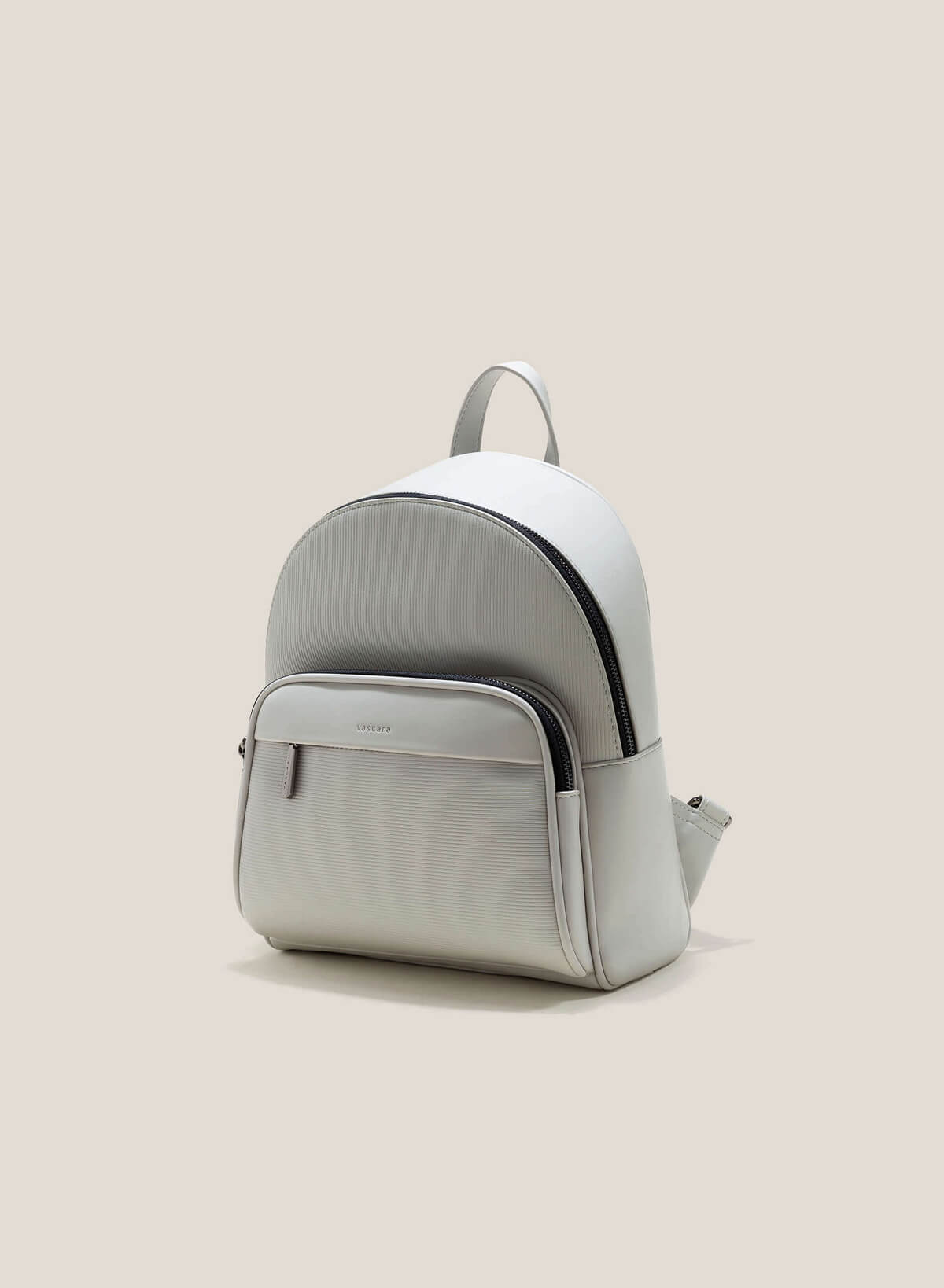 Embossed Side Box Backpack - BAK 0190 - Grey - vascara.com