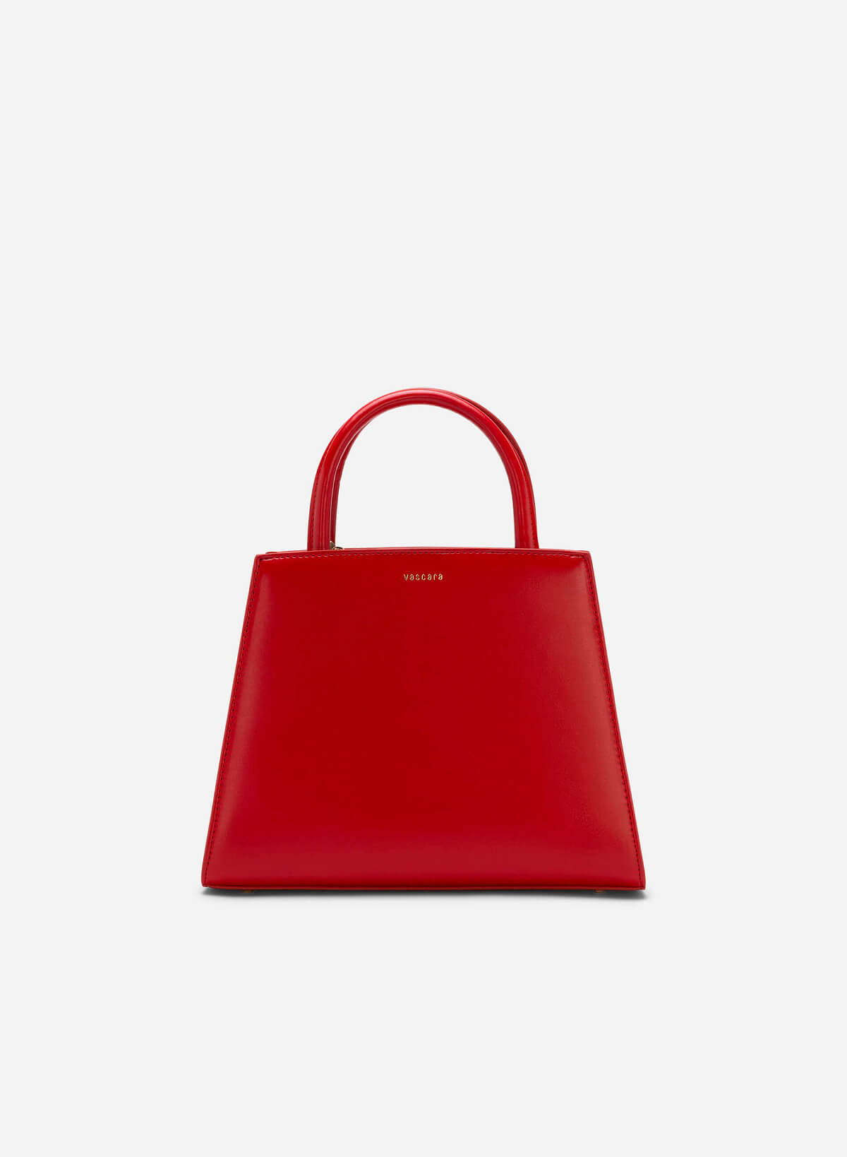 Double-Handled Geometric Tote Bag - TTE 0112 - Red - vascara.com