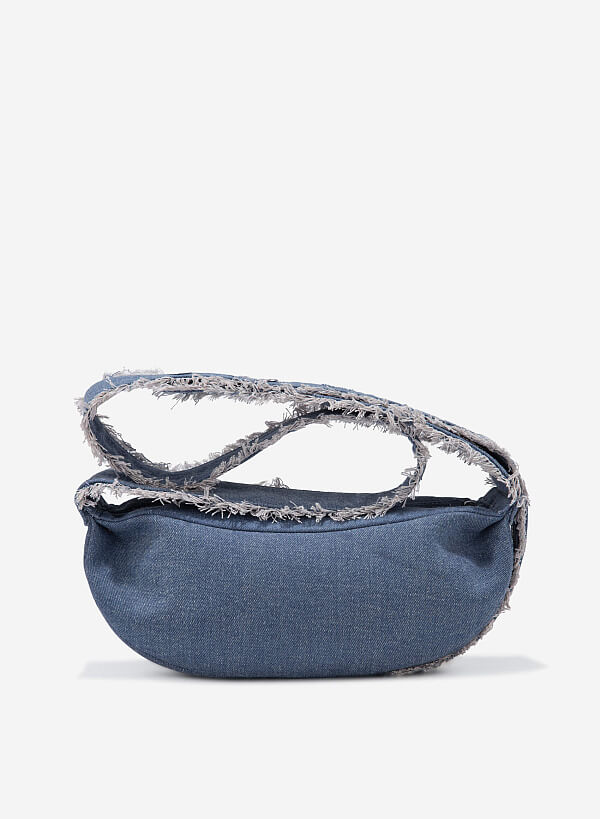 Túi bao tử JEANS SEESAW BAG - CRO 0002 - Màu xanh dương - VASCARA