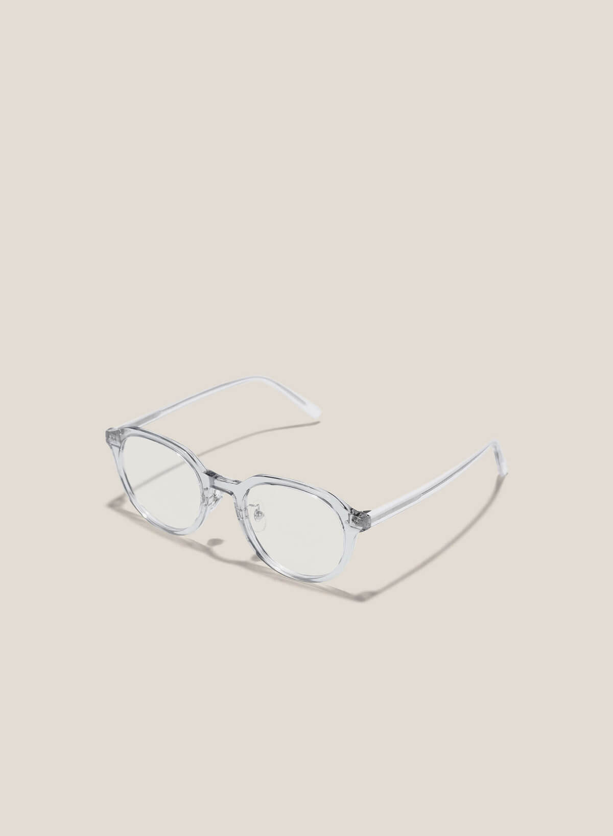 Small Frame Wayfarer Glasses - WFA 0051 - Clear - vascara.com