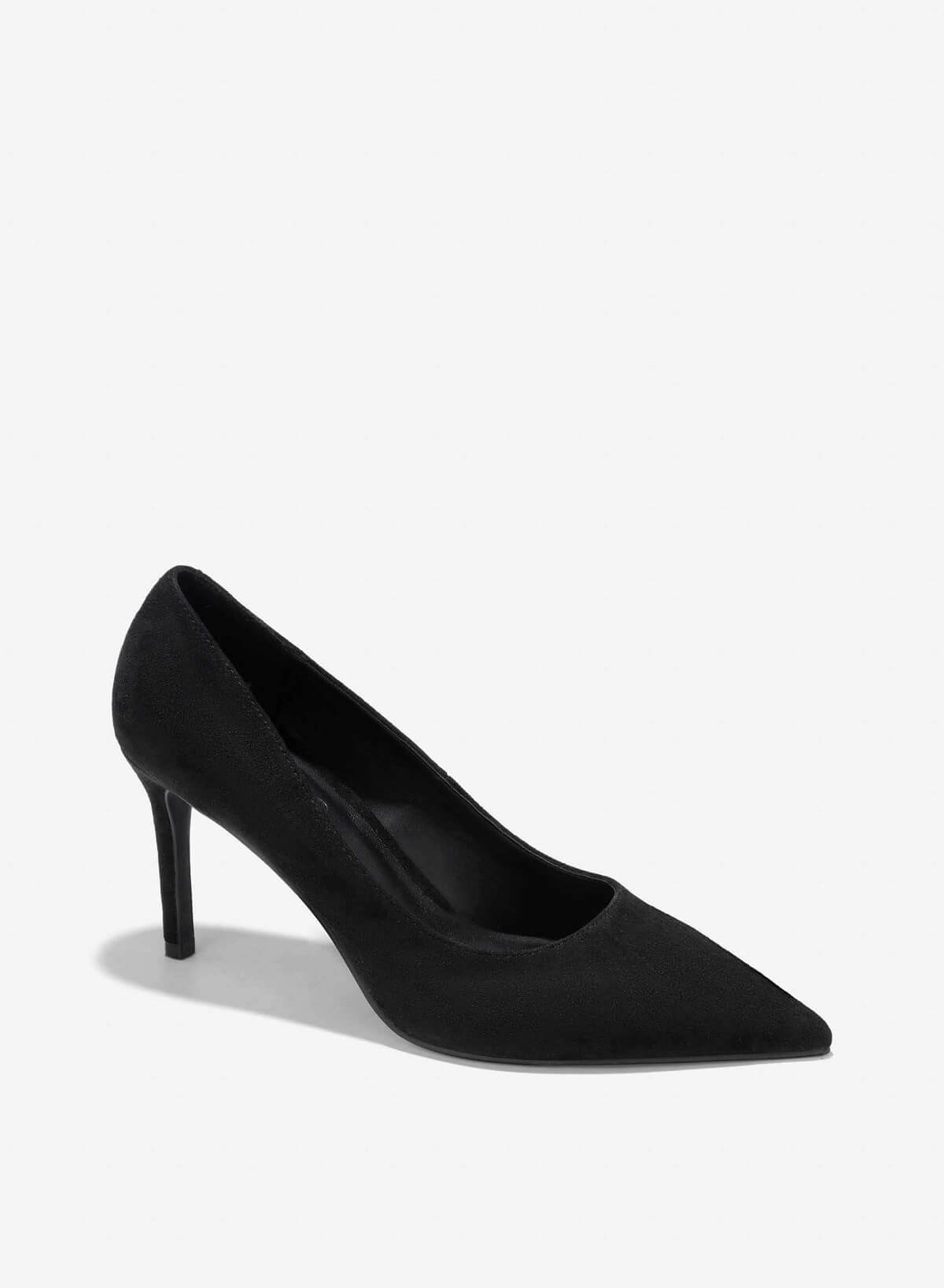 Stiletto Heels Pointed Pumps - HIG 0647 - Black - vascara.com