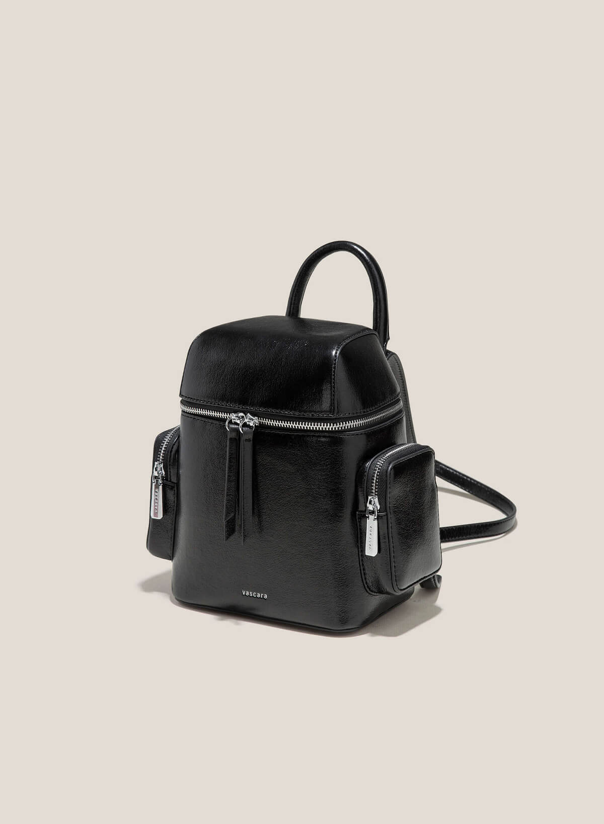 Futuristic Box Backpack - BAK 0197 - Black - vascara.com