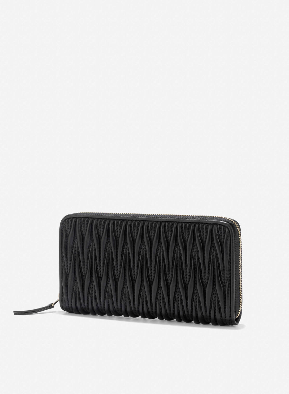 Classic Quilted Wallet - WLL 0294 - Black - vascara.com