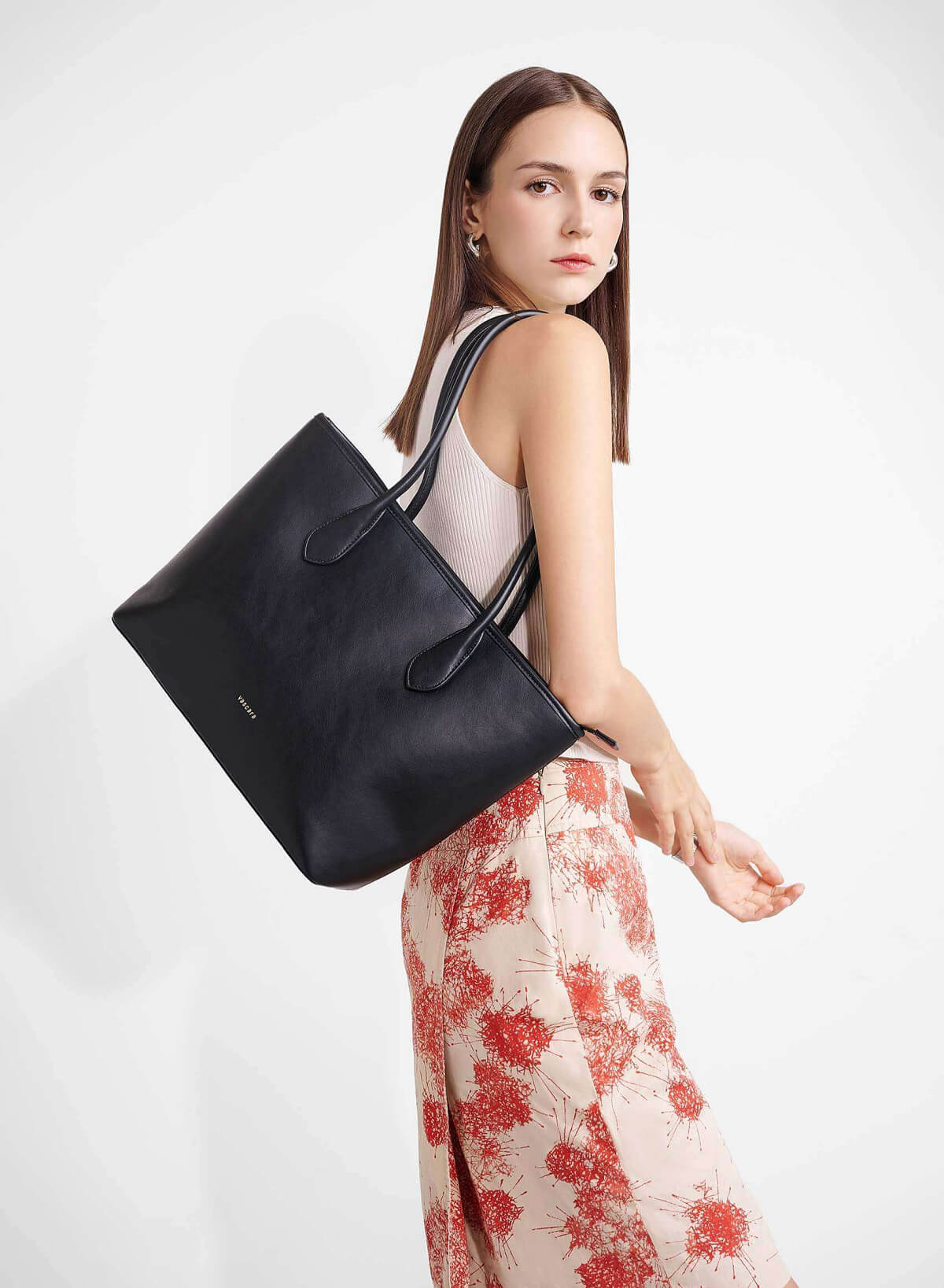 Classic Tote Bag - TTE 0159 - Black - vascara.com