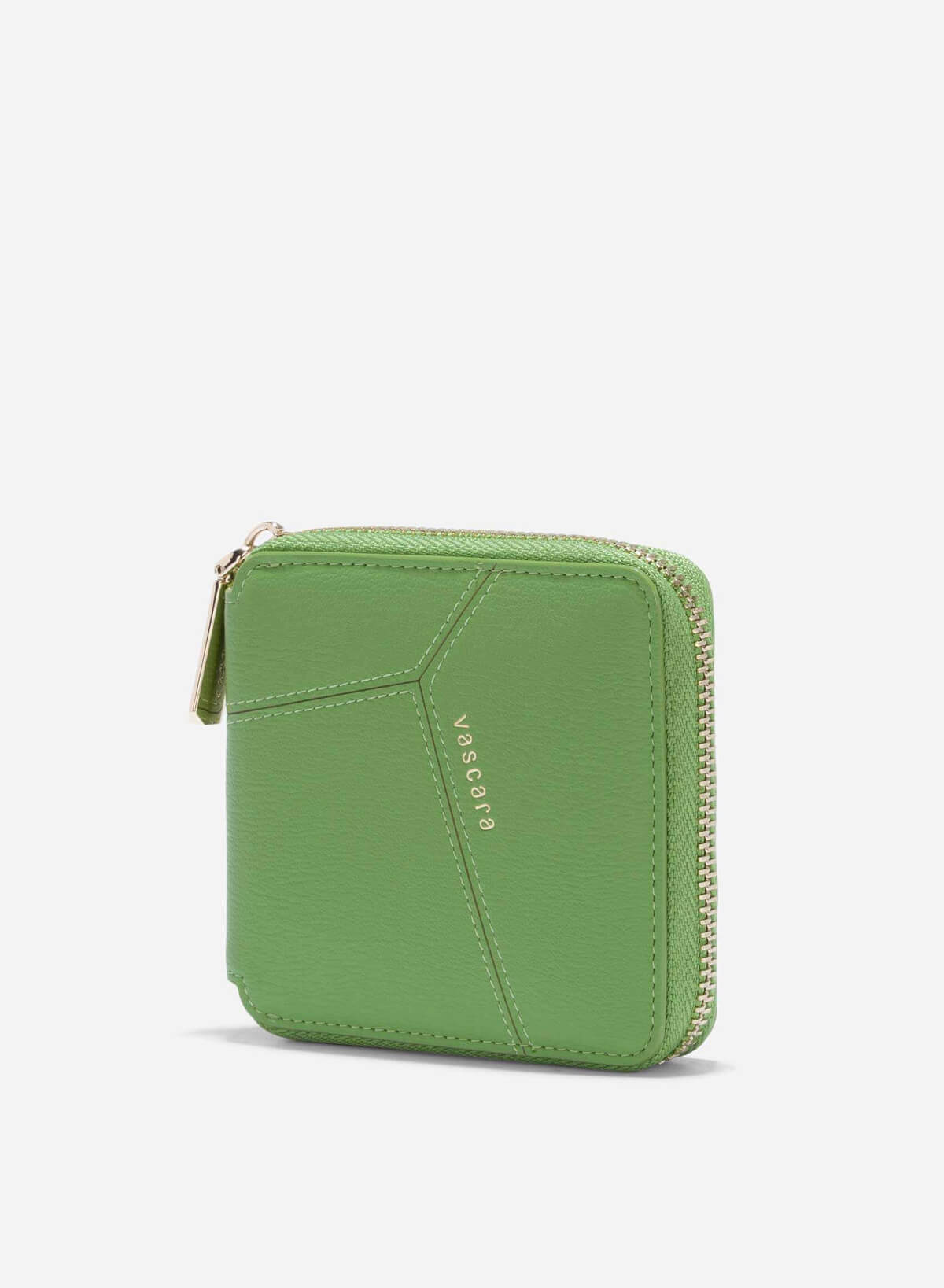 Patchwork Style Mini Wallet - WLL 0285 - Green - vascara.com