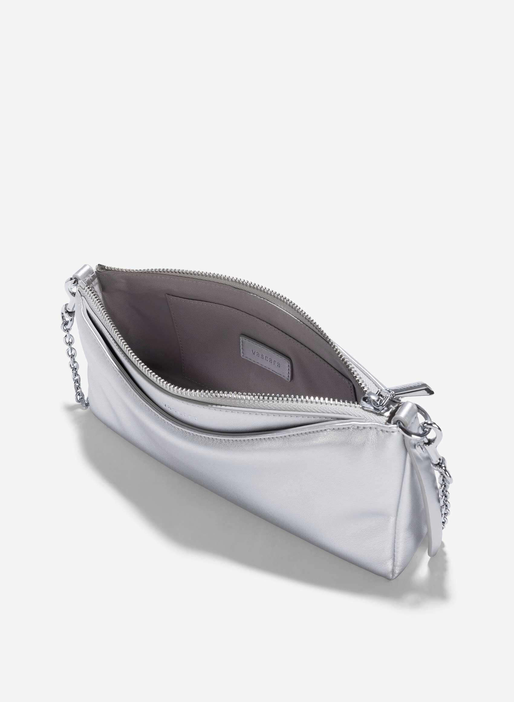 Soft Baguette Bag MES 0257 Silver Vascara