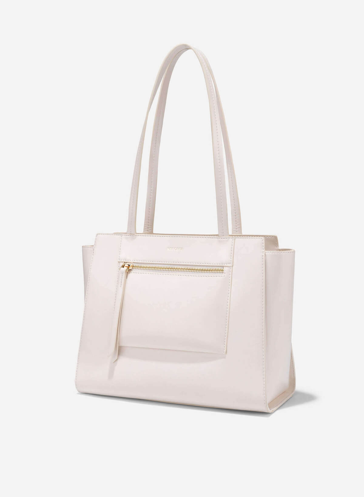 Classic Shoulder Tote Bag - TTE 0172 - Cream - vascara.com