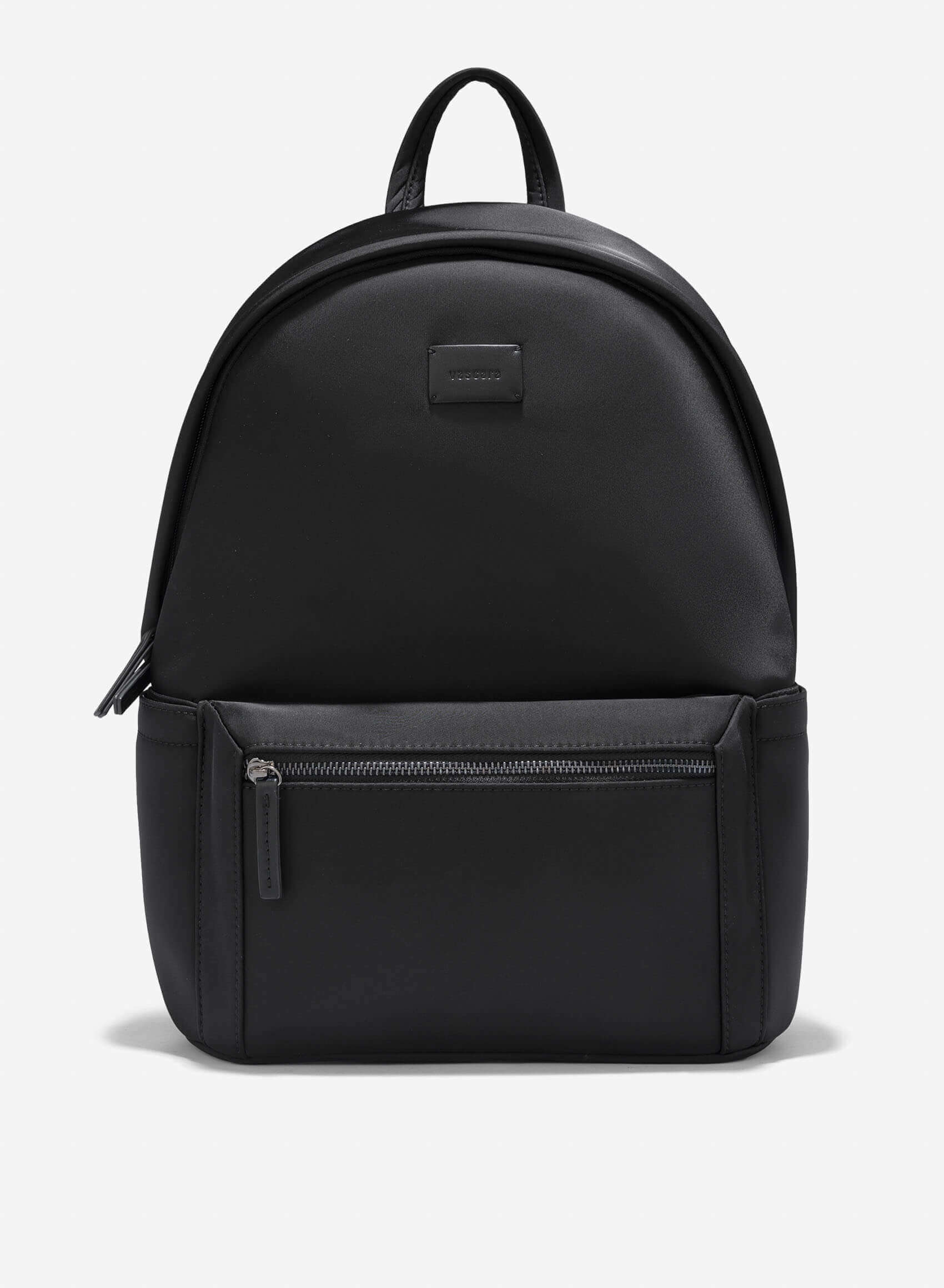 Black minimalist backpack sale