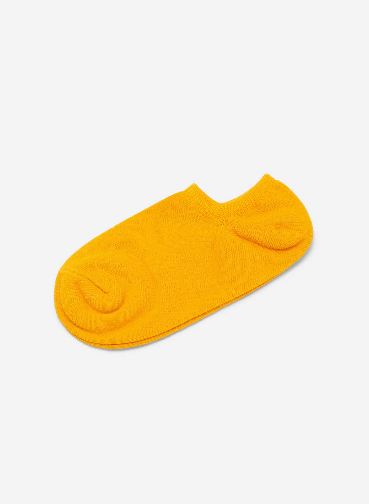 Plain No Show Socks - SCK 0003 - Yellow - vascara.com