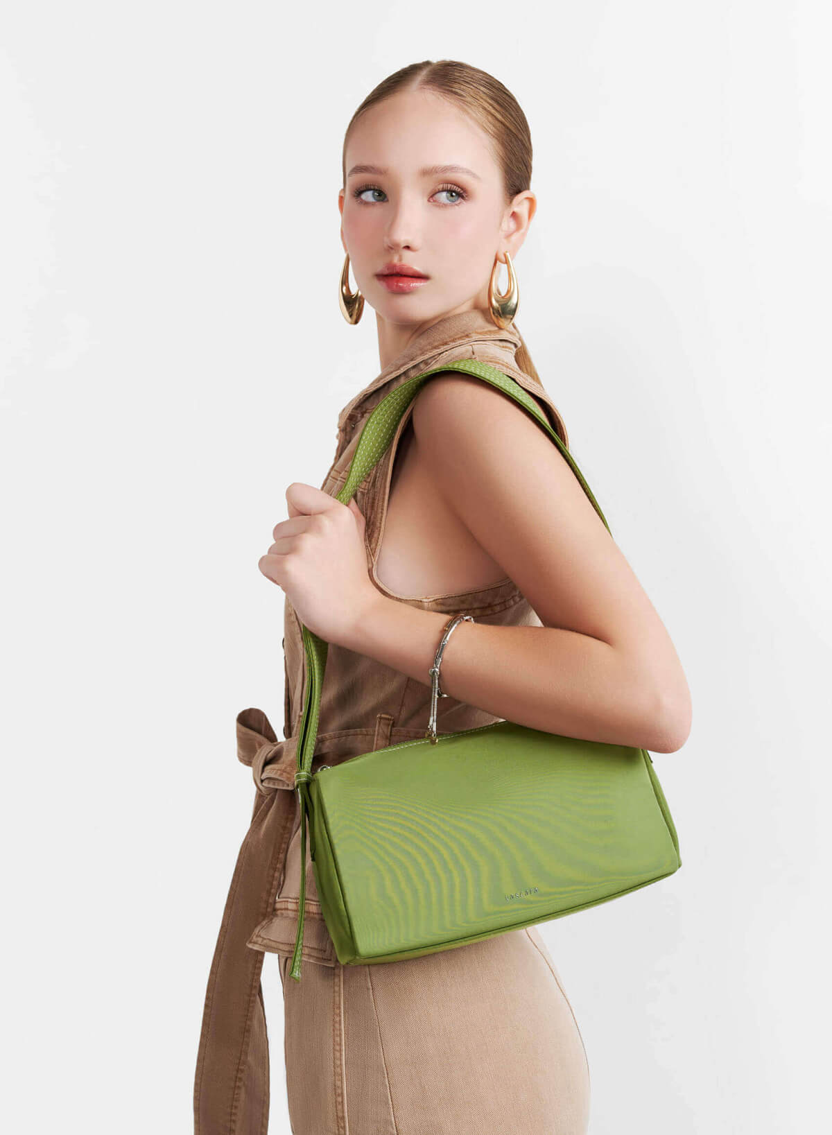 Trendy Strap Y2K Shoulder Bag - MES 0253 - Green - vascara.com