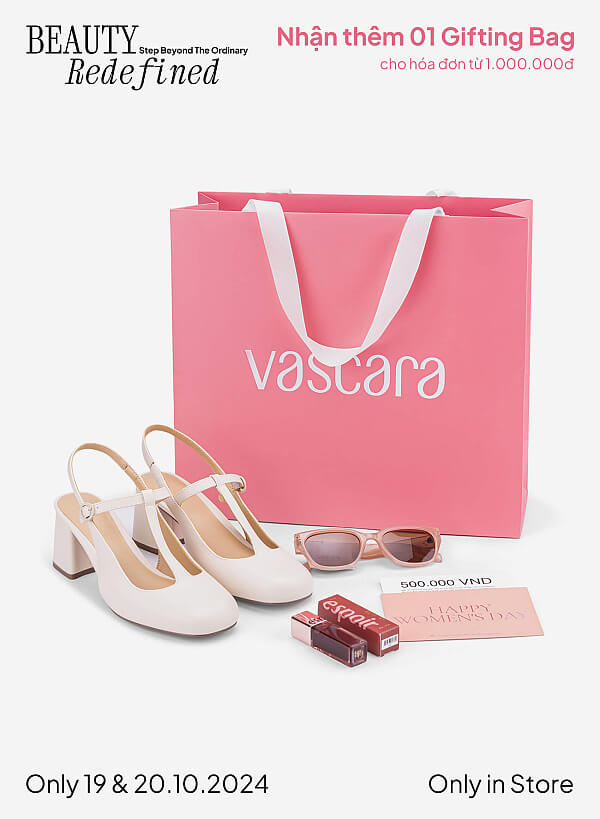 Túi giấy hồng gifting bag - TQT 0007 - Màu hồng - VASCARA