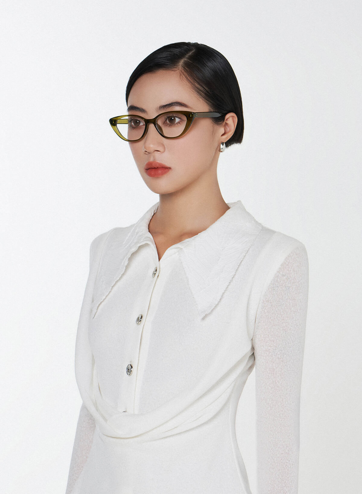 Camilla Eyeglasses - CEY 0015 - Light Green - vascara.com