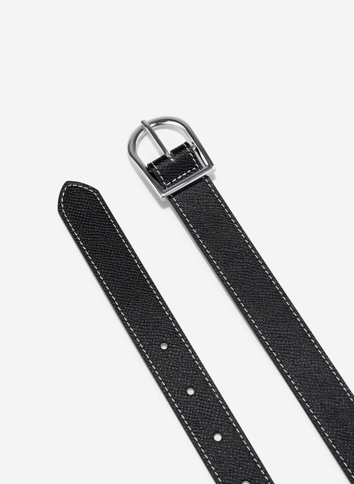 Embossed Belt - BEL 0041 - Black - vascara.com