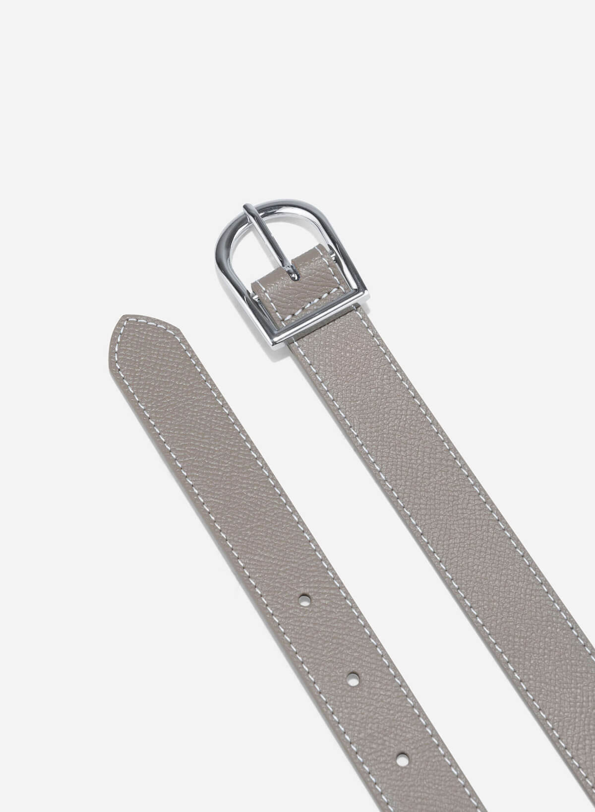 Embossed Belt - BEL 0041 - Dark Beige - vascara.com