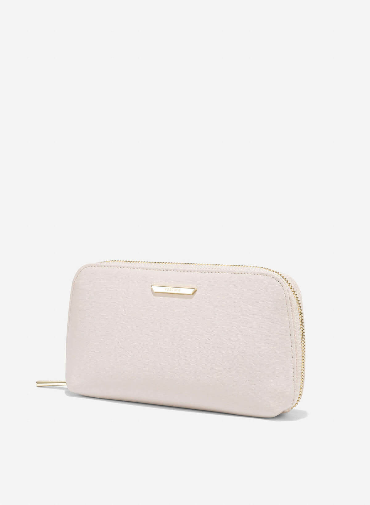 Striped Handheld Wallet - WLL 0311 - Beige - vascara.com