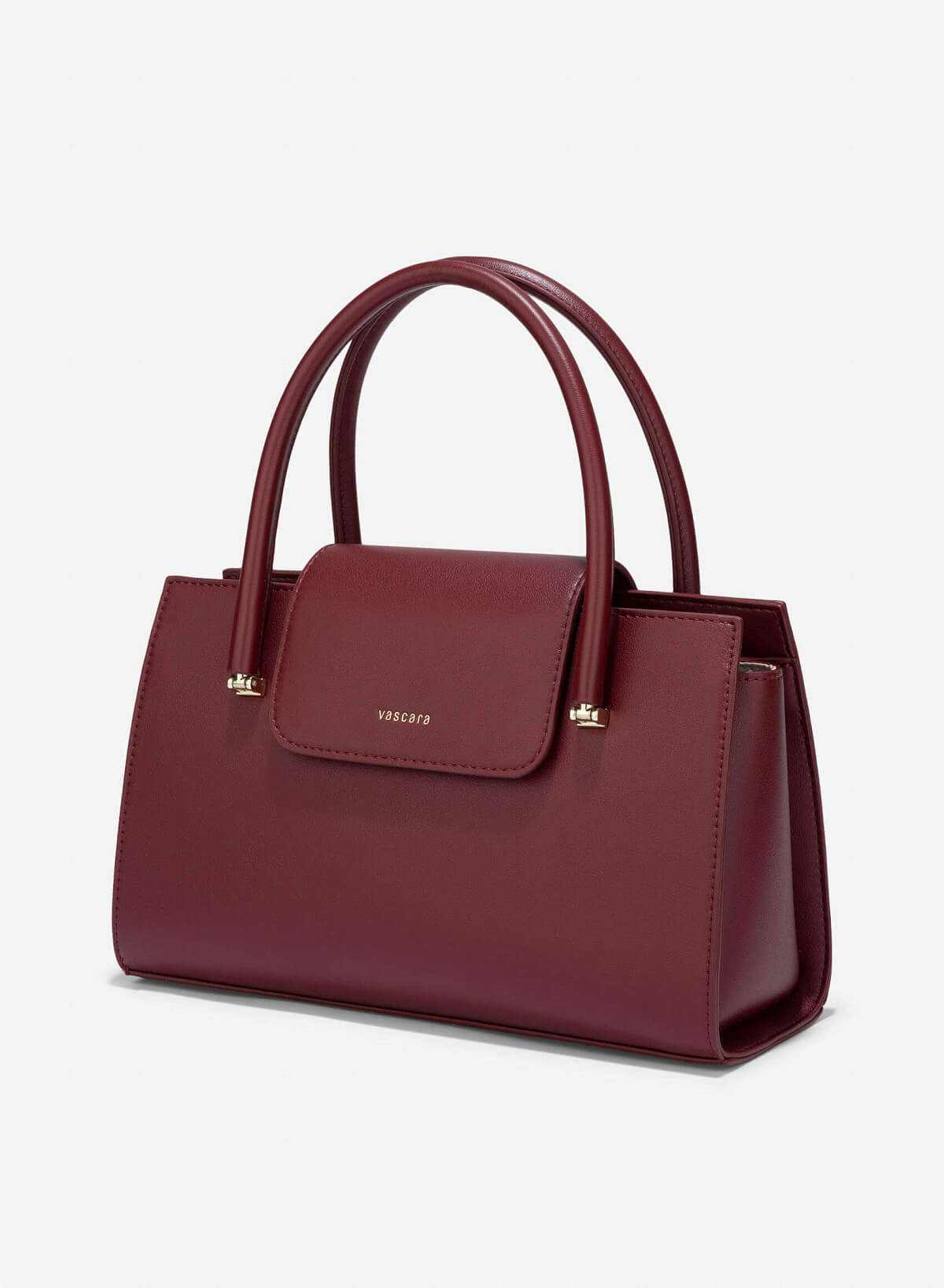 Metal Strap Saddle Bag - SAC 0332 - Bordeaux - vascara.com