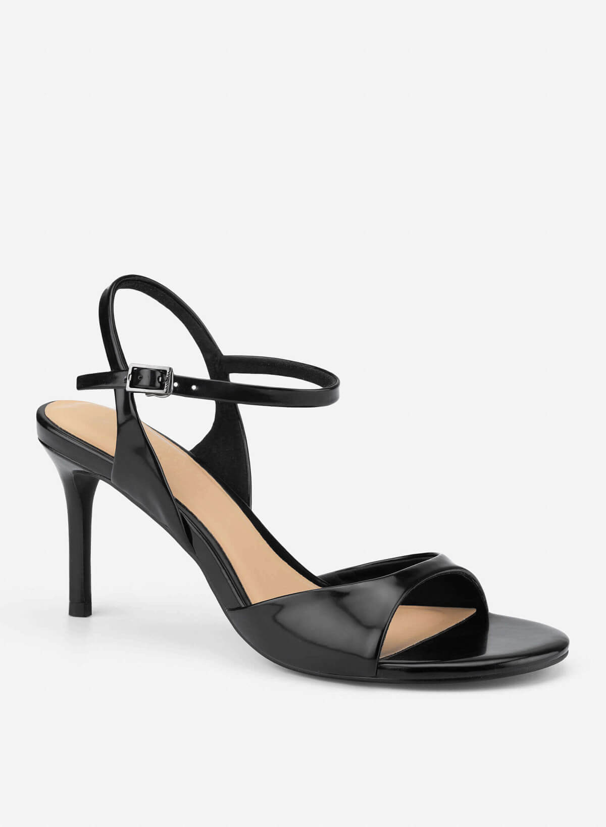 Thin Strap High Heel Sandals - PUM 0819 - Black - vascara.com