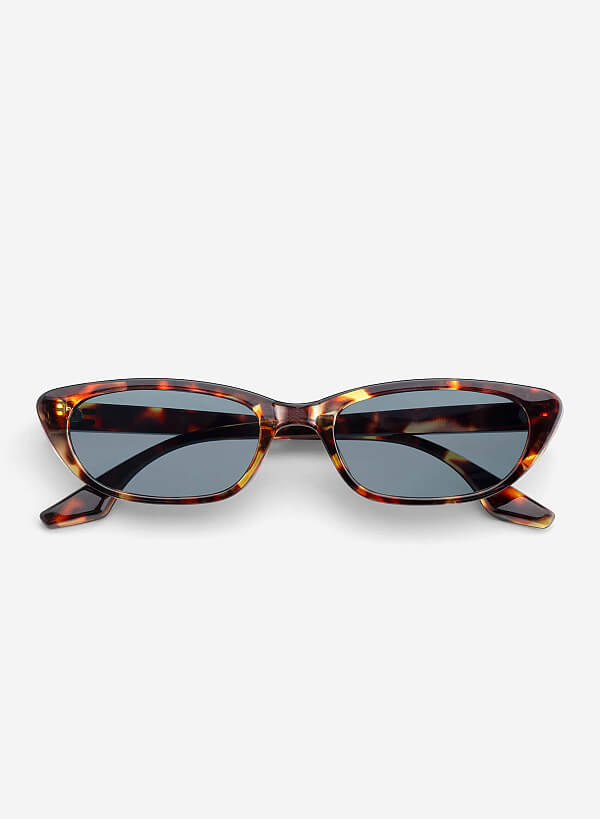 Kính mát dáng wayfarer nicole - WAY 0068 - Màu cam đậm - VASCARA