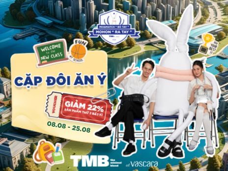 CẶP ĐÔI ĂN Ý: GIẢM 22% SẢN PHẨM THỨ 2 BẤT KỲ