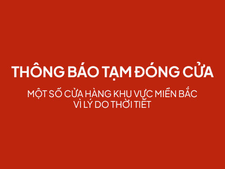 Tạm đóng cửa các cửa hàng khu vực miền bắc vì bão