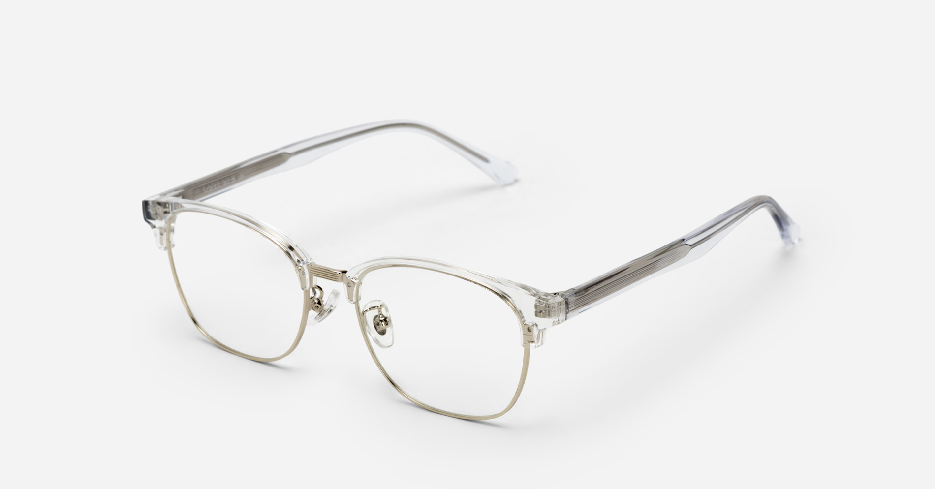 Clear frame sales wayfarer glasses