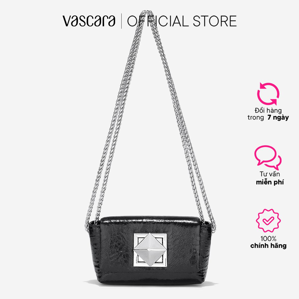 [Voucher 10%] Vascara Túi Mini Nắp Gập Nhấn Khóa Xoay - CLU 0129